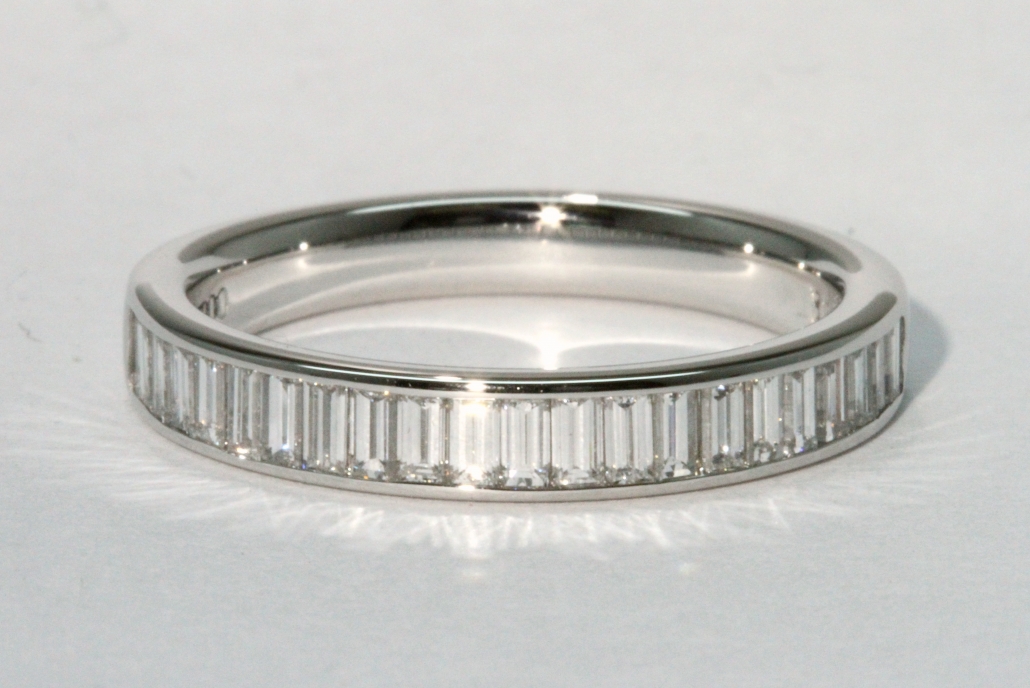Wedding Band Boston Ring and Gem