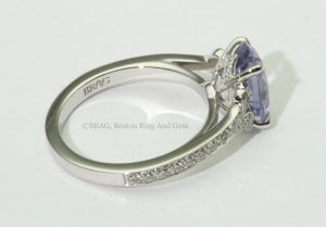 Lavender Sapphire Petal Ring