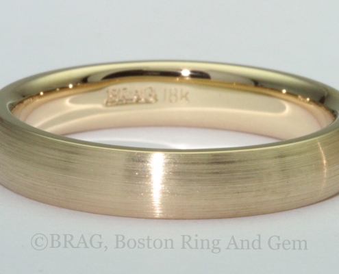 yellow gold men's wedding ring