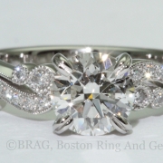 custom vintage engagement ring