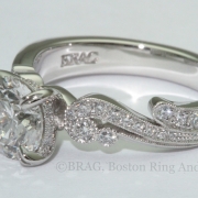 custom vintage engagement ring
