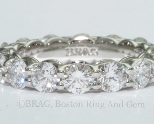 Diamond eternity wedding ring