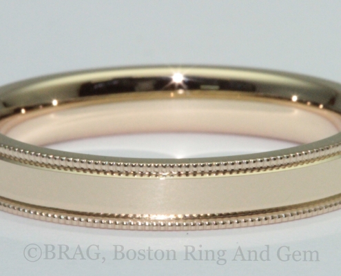yellow gold men's wedding ring