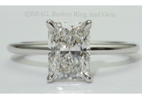 diamond platinum solitaire engagement ring