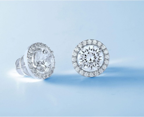 Cluster Diamond Earrings