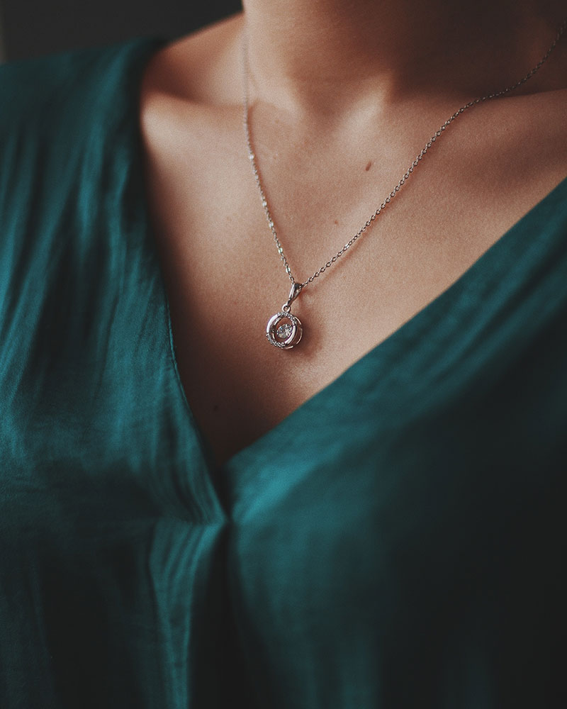 Diamond Chevron Necklaces