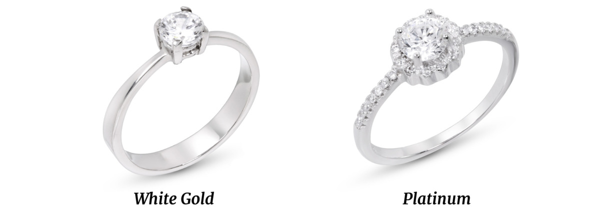 Choosing the perfect engagement ring: White gold vs platinum pros and cons
